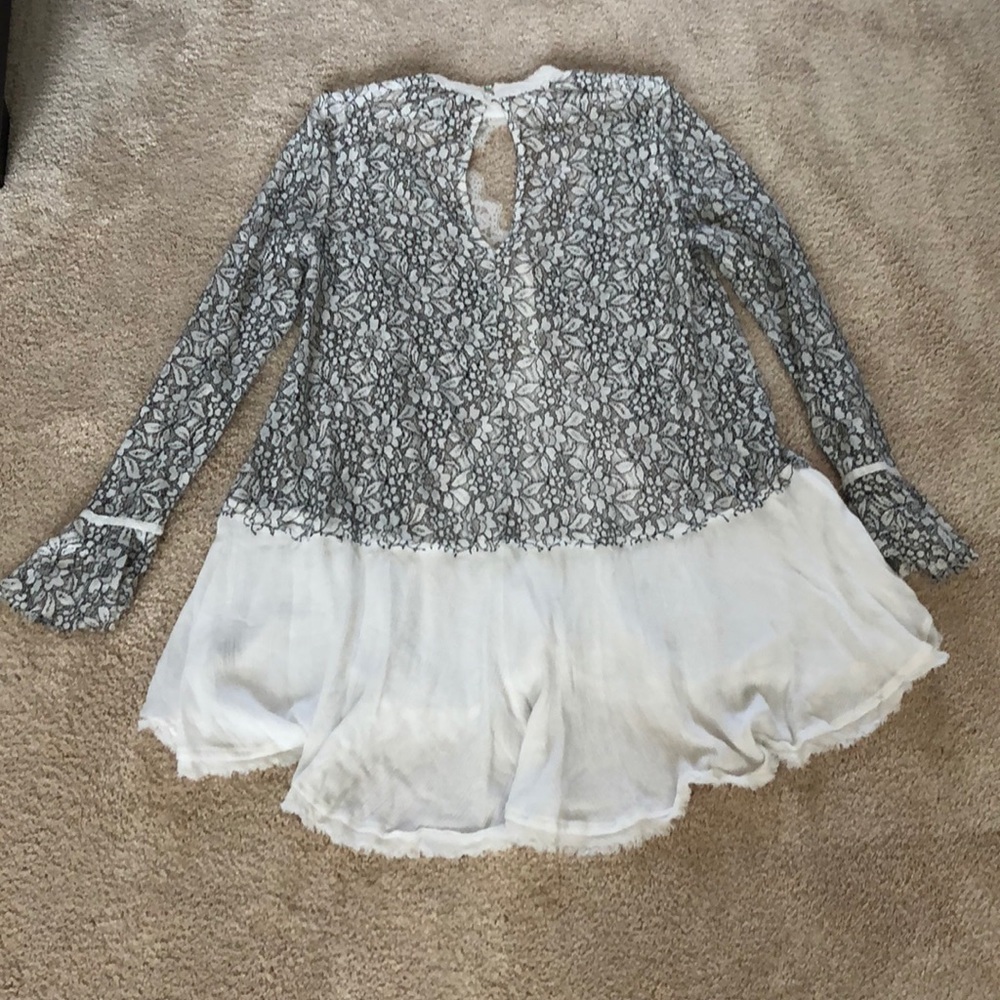 Free People Secret Origins Pieced Lace Tunic - Picture 6 of 6